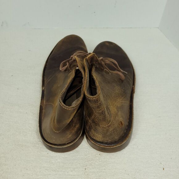 Clarks Mens Shoes Size 10M Brown Comfort Walking Desert Chukka Boots Leather - Picture 5 of 16